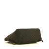 Sac cabas Louis Vuitton Neverfull - Shop Bag moyen modèle en toile monogram Idylle marron et cuir marron - Detail D4 thumbnail