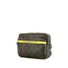 Louis Vuitton clutch-belt in grey monogram canvas and grey leather - 00pp thumbnail