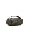 Pochette-ceinture Louis Vuitton en toile monogram enduite grise et cuir gris - Detail D4 thumbnail