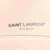 Borsa a tracolla Saint Laurent Kate Pompon in pelle rosa simil coccodrillo - Detail D3 thumbnail