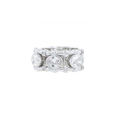 Sortija Dior Deux Epices en oro blanco y diamantes