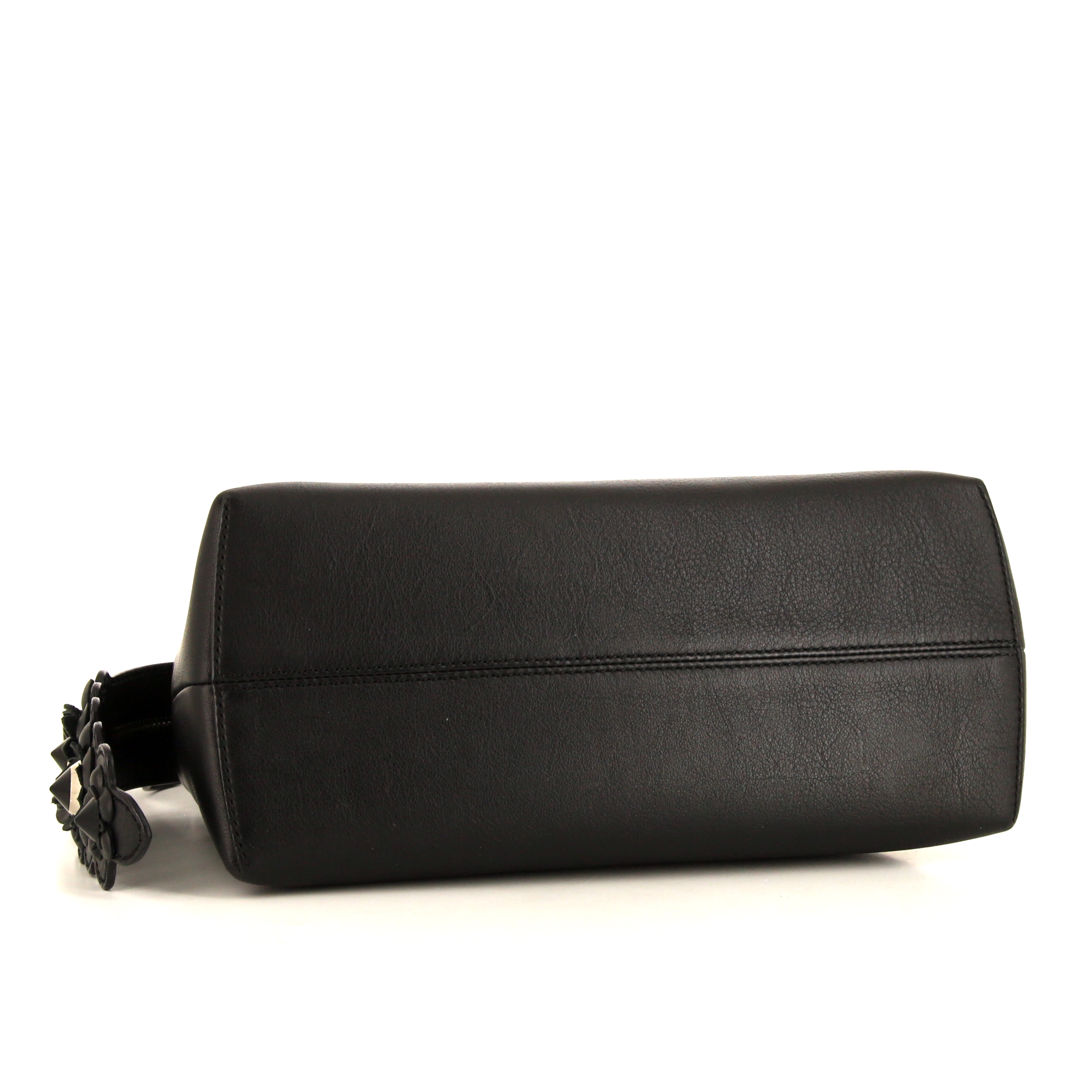 Sac bandoulière Fendi By the way en cuir noir - Detail D5