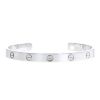 Cartier Love bracelet in white gold and diamond, size 18 - 00pp thumbnail