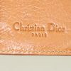 Dior Saddle wallet in blue denim canvas and brown leather - Detail D2 thumbnail