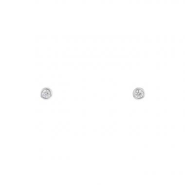 Pendientes Tiffany 
Co Diamonds By The Yard en platino y diamantes