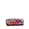 Bolso de mano Chanel Timeless en lona multicolor y cuero negro - Detail D4 thumbnail