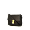 Céline Classic Box shoulder bag in black python - 00pp thumbnail