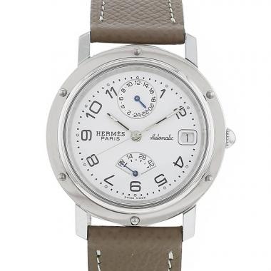 Montre Hermes Clipper en acier Ref :  CL5.710 Vers  2010