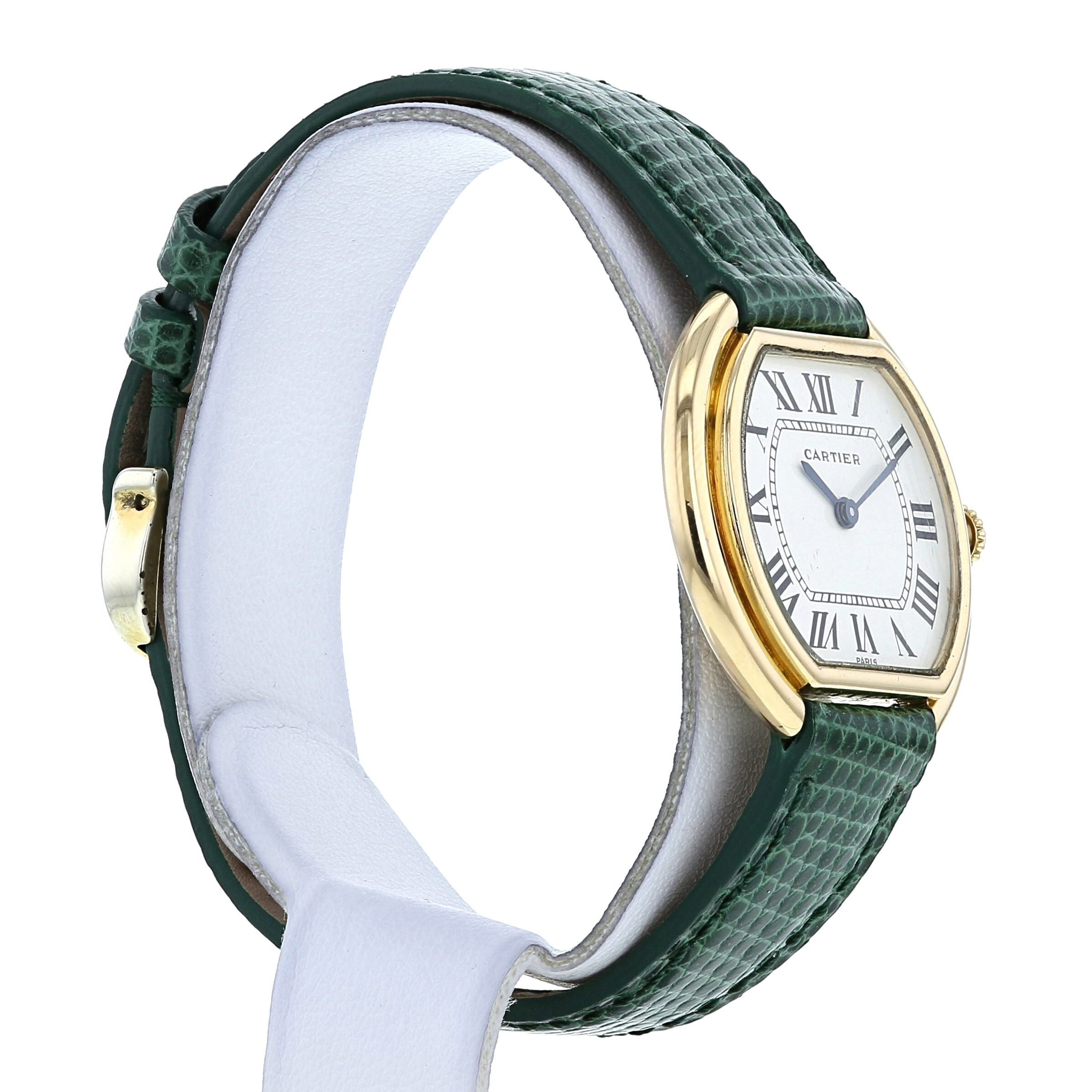 Montre Cartier Ellipse en or jaune Ref :  78091 Vers  1970 - Detail D1