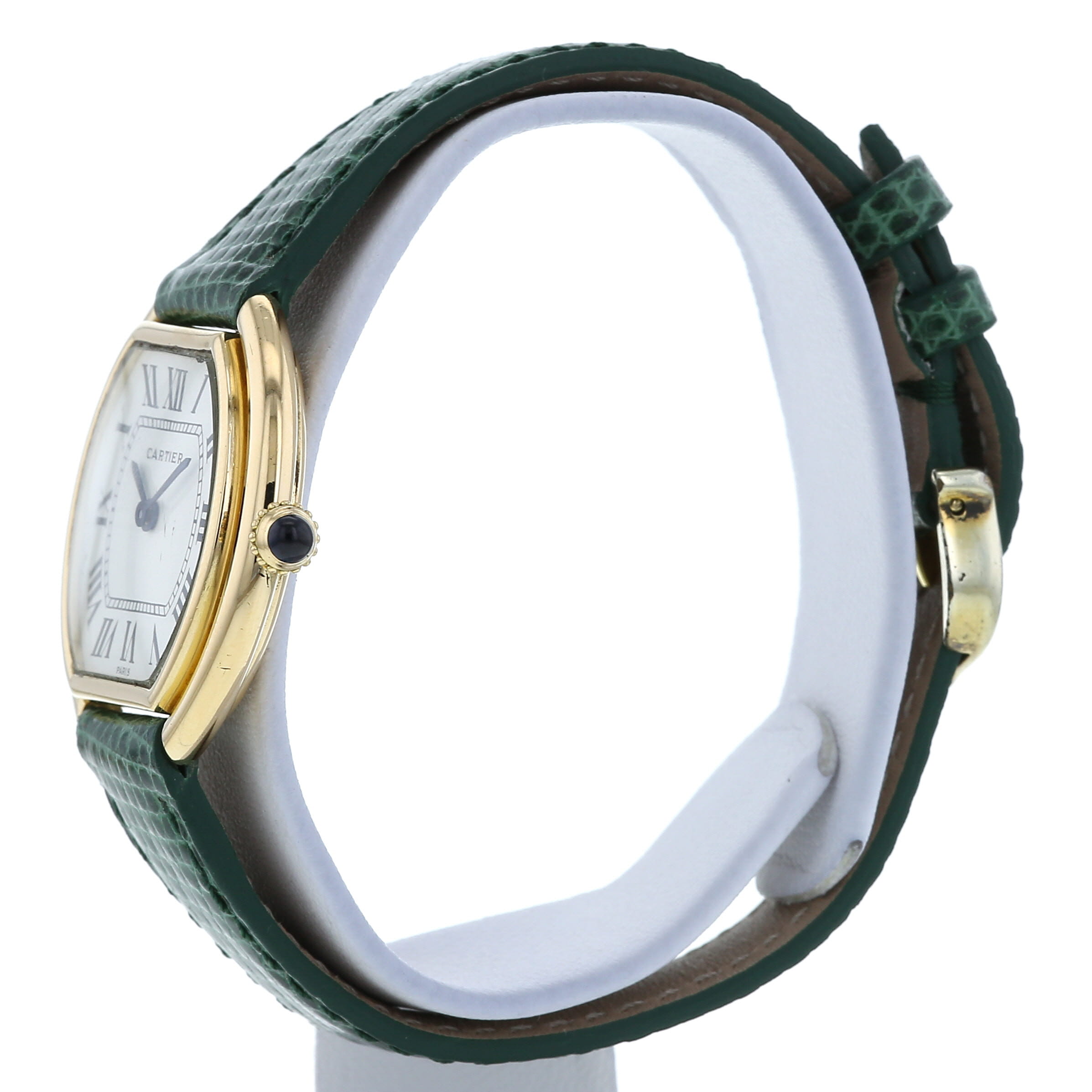 Reloj Cartier Ellipse de oro amarillo Ref :  78091 Circa  1970 - Detail D3