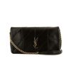 Saint Laurent Jamie handbag in black quilted leather - 360 thumbnail