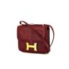 Hermes Constance mini shoulder bag in red lizzard - 00pp thumbnail