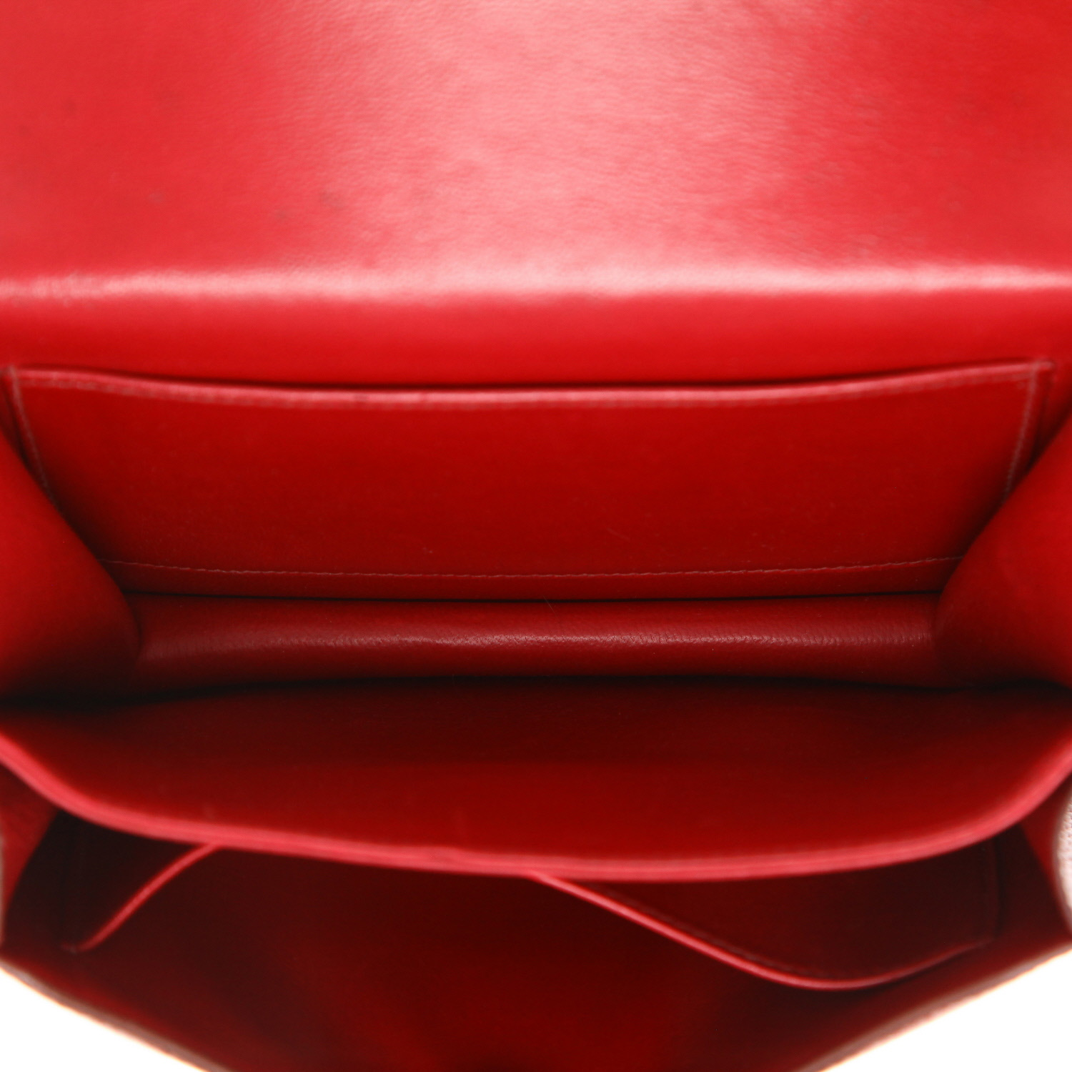 Bolso bandolera Hermes Constance mini en piel de lagarto roja - Detail D3