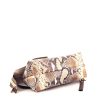 Chloé Dalston handbag in beige and taupe python and taupe leather - Detail D4 thumbnail