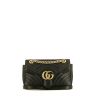 Bolso bandolera Gucci GG Marmont en cuero acolchado negro - 360 thumbnail