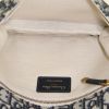 Borsa a tracolla Dior Dioraddict in tessuto a monogramma Oblique blu e pelle blu - Detail D2 thumbnail