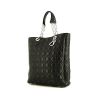 Shopping bag Dior Soft in pelle cannage nera - 00pp thumbnail