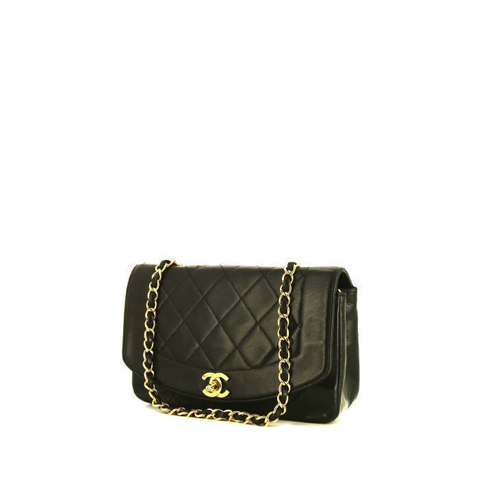 Bolso estilo Chanel con solapa acolchado de piel