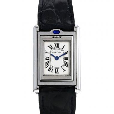 Cartier Tank Basculante watch in stainless steel Ref:  2386 Circa  1990