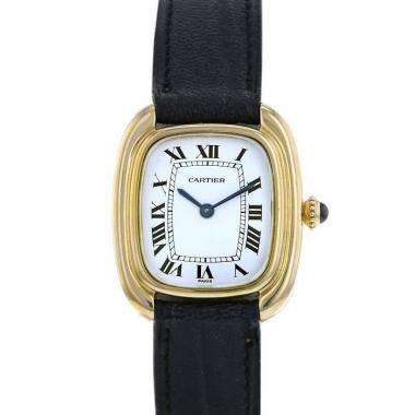 Montre Cartier Gondole en or jaune Ref :  7807 Vers  1990