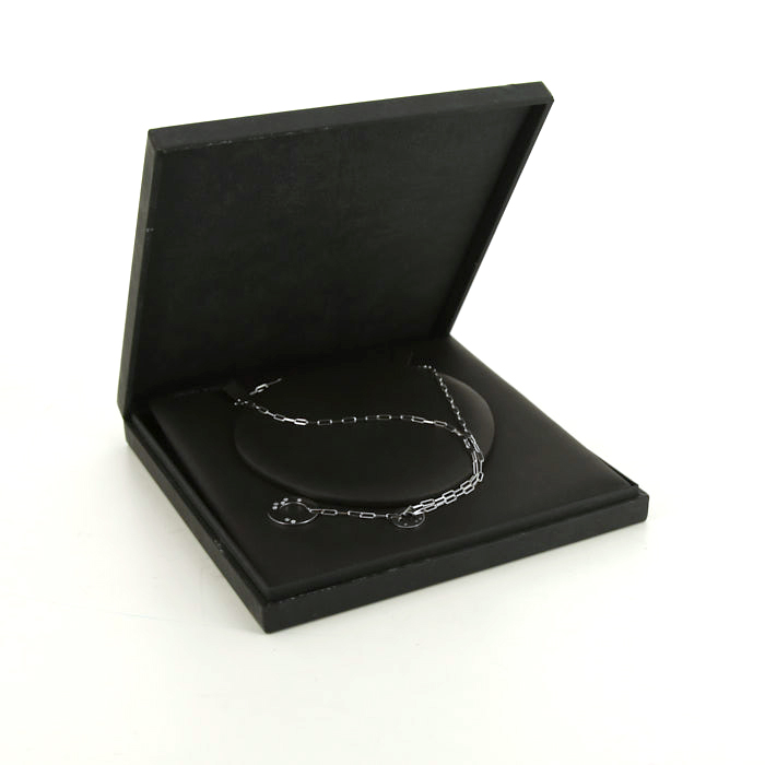 Collana Dinh Van Cible in oro bianco e diamanti - Detail D2