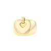 Poiray Coeur Secret signet ring in yellow gold - 00pp thumbnail