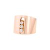 Messika Move sleeve ring in pink gold and diamonds - 00pp thumbnail