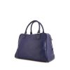 Loewe Amazona large handbag in navy blue leather - 00pp thumbnail
