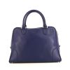 Loewe Amazona large handbag in navy blue leather - 360 thumbnail