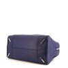 Bolso de mano Loewe Amazona grande en cuero azul marino - Detail D4 thumbnail