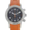 Reloj Hermès Clipper Chrono de acero Ref :  CP2.941 Circa  2000 - 00pp thumbnail