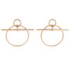 Orecchini Hermès Loop modello piccolo in oro rosa - 00pp thumbnail