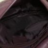Sac à main Dior Saddle en autruche violette - Detail D2 thumbnail