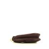 Dior Saddle handbag in purple ostrich leather - Detail D4 thumbnail