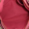 Bolso de mano Louis Vuitton Pallas en lona Monogram marrón y cuero rosa - Detail D3 thumbnail