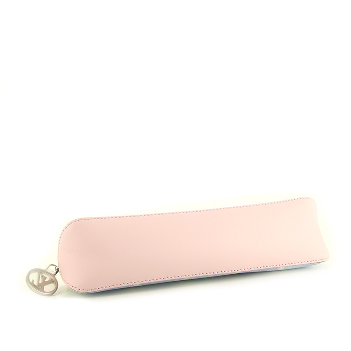 Pochette 26 Louis Vuitton Editions Limitées en toile monogram dégradée rose bleue et jaune - Detail D5