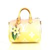 Louis Vuitton Speedy Editions Limitées handbag in pink and yellow shading monogram canvas and natural leather - 360 thumbnail