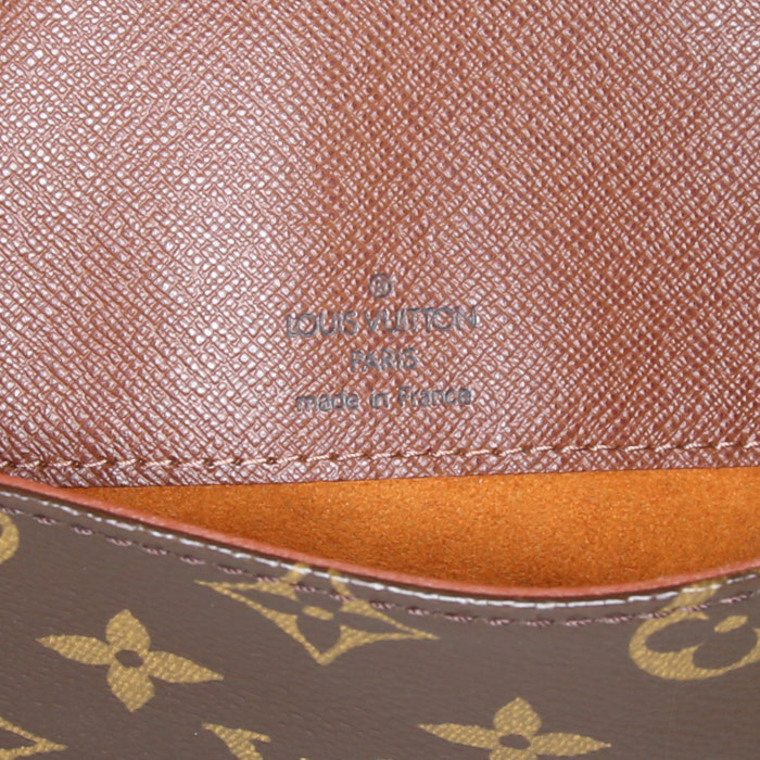Sac besace Louis Vuitton Musette Salsa en toile monogram et cuir naturel - Detail D3