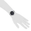 Cartier Ballon Bleu De Cartier watch in stainless steel Ref:  3765 Circa  2010 - Detail D1 thumbnail