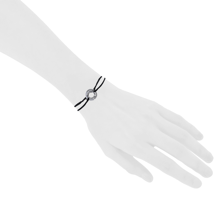 Dinh Van Seventies bracelet in white gold and diamonds - Detail D1