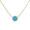 Dior Rose des vents necklace in yellow gold,  turquoise and diamond - Detail D1 thumbnail