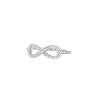 Tiffany & Co Infinity ring in platinium and diamonds - 00pp thumbnail