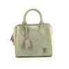 Louis Vuitton Speedy Editions Limitées handbag in grey suede and grey leather - 360 thumbnail