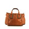 Chloé handbag in brown leather - 360 thumbnail