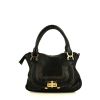 Chloé Marcie handbag in black leather - 360 thumbnail