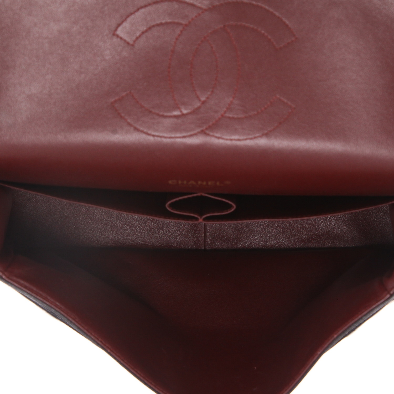 Bolso de mano Chanel  Timeless Maxi Jumbo en cuero acolchado negro - Detail D3