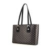 Goyard Okinawa handbag in black Goyard canvas and black leather - 00pp thumbnail