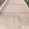Chanel Timeless handbag in white and black quilted jersey and white leather - Detail D3 thumbnail