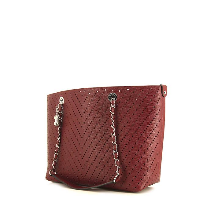 Chanel Grand Shopping bag in red leather - 00pp
