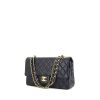 Chanel  Timeless Classic handbag  in blue quilted leather - 00pp thumbnail